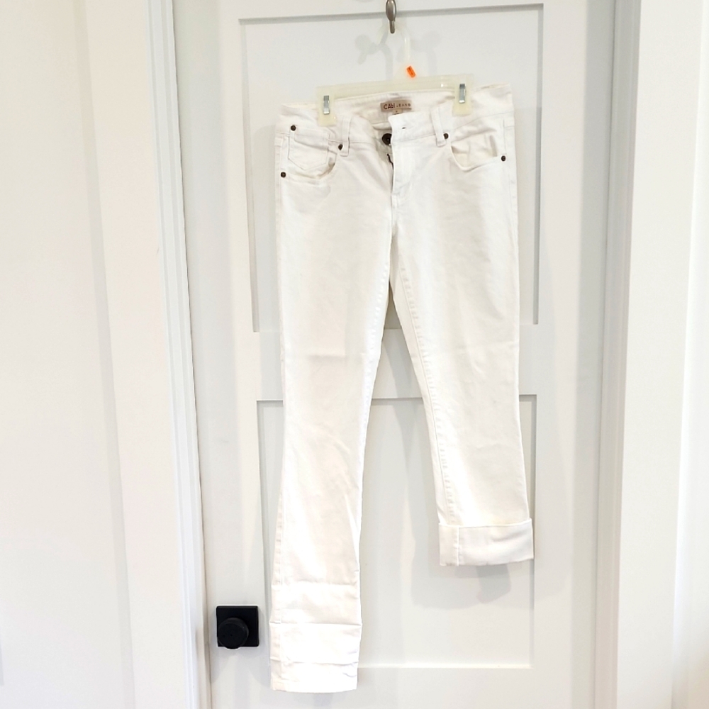 CAbi Women's White Jeans